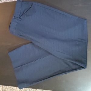 Navy pinstripe pants